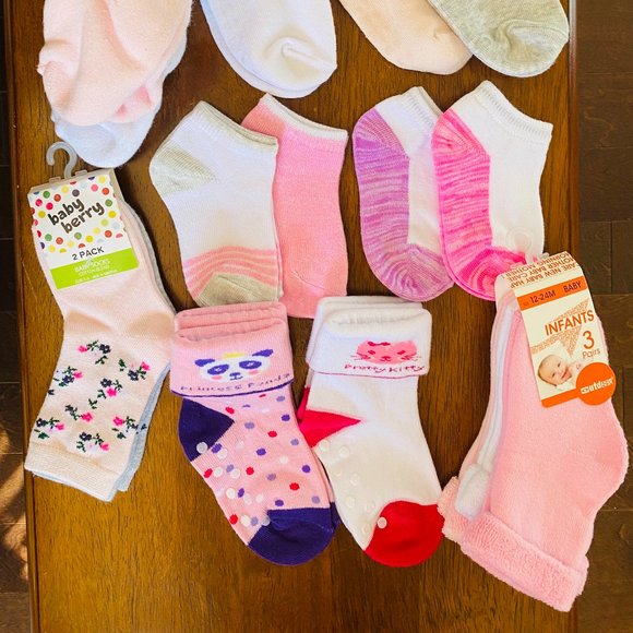 BRAND NEW Baby Toddler Girl 1-3 Years Socks Bundles - Picture 2 of 2